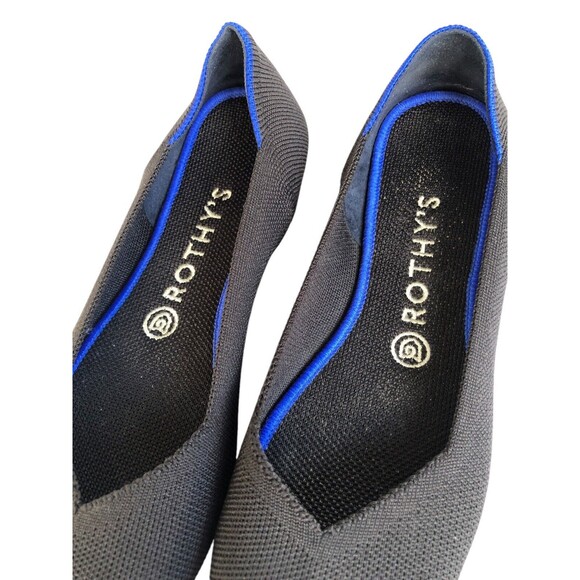 Rothy's Retired Black Ballet Flats Womens Size 8.5 EUC - Picture 2 of 9